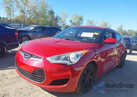 2016 Hyundai Veloster из США, поврежденный, VIN KMHTC6AD3GU256527